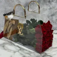 باکس گل رز طبیعی دیزاین خواستگاری تولد ...