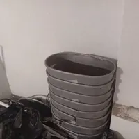 سطل جای حبوبات و ظروف یکبار مصرف|ظروف نگهدارنده، پلاستیکی، یک‌بارمصرف|بهشهر, |دیوار