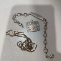 پلاک وزنجیرون یکادو نیم ست زنانه|جواهرات|دورود, |دیوار