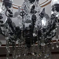 یک جفت لوستر ۸ شاخه فرشته تمام برنجی|لوستر و چراغ آویز|تهران, دولاب|دیوار
