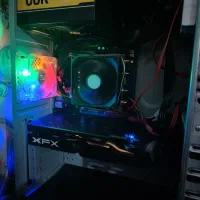 کیس 8 هستهای با مانیتور LG و گرافیک rx580 8g|رایانه رومیزی|چابهار, |دیوار