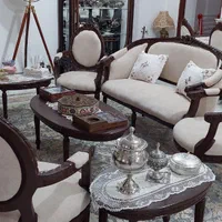 یک دست مبل ۸ نفره و یک دست میزناهارخوری ۸ نفره|مبلمان خانگی و میز عسلی|رفسنجان, |دیوار