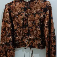 دوعددشومیزاندازه تاناف جنس پارچه دیسکوسایزنهایت44