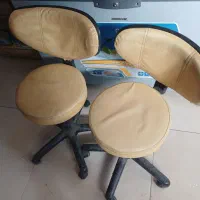 فروش فوریصندلی چرخ دار قابل تنظیم ارتفاع و درحد نو|صندلی و نیمکت|تایباد, |دیوار