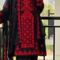 خیاطی لباس زنانه بلوچی