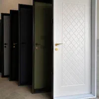 درب اتاق مدل لوزی در چوبی اتاقی سرویس حمام