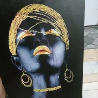 فروش تابلو عکس زن سیاه چهره
