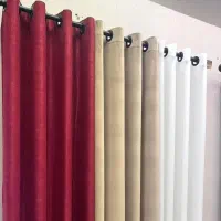 پرده آماده -حریر شاین - حریر ساده -کرپ پتینه ضخیم|پرده، رانر، رومیزی|تهران, مولوی|دیوار