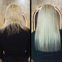 اکستنشن موی طبیعی بدون آسیب با بهترین چسب کره ای|خدمات آرایشگری و زیبایی|اصفهان, پوریای ولی|دیوار