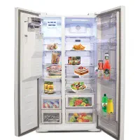 ساید بای ساید 25 فوت الکترواستیل مدل اینفینیتی|یخچال و فریزر|بیرجند, |دیوار