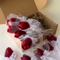 شمع گل رز