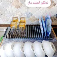 نمگیر استند دار و توری میوه خشک کن|آب‌چکان و نظم‌دهنده ظروف|قزوین, |دیوار
