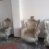 مبل نه نفره همراه با سه میز عسلی|مبلمان خانگی و میز عسلی|قائمشهر, |دیوار