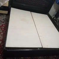 سلام تخت خواب دونفره کارکرده ۴تومان