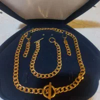 سرویس ورساج ست زنجیروگوشواره دستبند بدلیجات النگو|بدلیجات|فردیس, خیام شرقی|دیوار