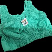 سوتین هندی نخ تریکو و گیپور با ایستایی|لباس|مبارکه, |دیوار