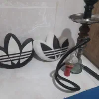 قلیان چوبی و بالشتک ادیداس