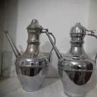یک جفت افتابه وضو برنجی قدیمی