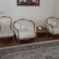 ست کامل مبل۷نفره ونهارخوری۸نفره استیل مدل زمرد|مبلمان خانگی و میز عسلی|محمدیه-قزوین, |دیوار