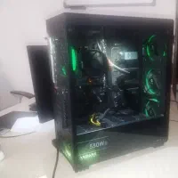 کیس کامل + مانیتور ASUS