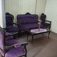 مبل ۷نفره،صندلی،کابینت فلزی ورق خیلی محکم وسنگین|مبلمان خانگی و میز عسلی|بجنورد, |دیوار