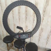 رینگ لایت حرفه ای پایه دار|دوربین عکاسی و فیلمبرداری|کرمانشاه, |دیوار