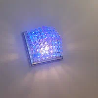 دو عدد لوستر سقفی با لامپ ال ای دی