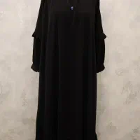 عبا کرپ الیزه مشکی مهمیس