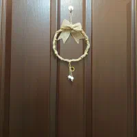 حلقه آویز شمشاد بزرگ / آویز درب|صنایع دستی و سایر لوازم تزئینی|قم, هفت تیر|دیوار