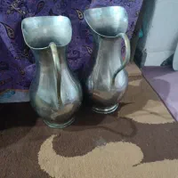 سماور برقی ونفتی ودوتا پارچ استیل پا سماور قدیمی