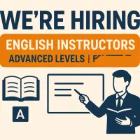 جذب مدرس با تجربه زبان انگلیسی در یک مرکز معتبر