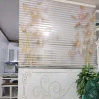 پرده خوش رنگ زبرا