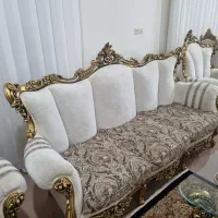 مبل سلطنتی ورق طلا