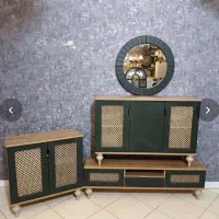 ست آینه کنسول جا کفشی میز تلویزیون