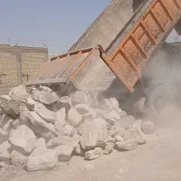 ماسه شسته قرمز پوکه کوپال اهک شن صدف بادی سنگ پی|مصالح و تجهیزات ساختمان|آبادان, |دیوار
