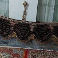 شال پرده سلطنتی پنج متری در نوراباد ممسنی|پرده، رانر، رومیزی|نورآباد ممسنی, |دیوار
