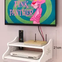 شلف دیواری نظم دهنده لوازم کوچک مدل دو طبقه ساده