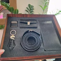 کمربند چرم و کیف پول