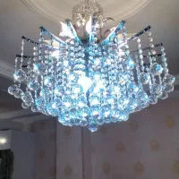 لوستر تمام کریستال اتریشی استیل.۱۴ شاخه بزرگ