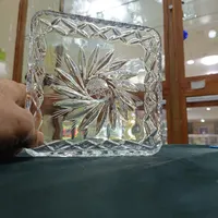 پیشدستی کریستال ۲۴ درصد تراشدار|ظروف سرو و پذیرایی|آمل, |دیوار
