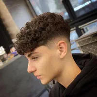 پیرایش مردانه فر ۶ماه و کراتینه مو پاکسازی پوست