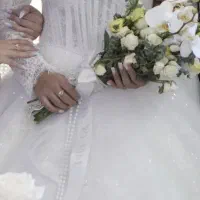 لباس عروس مدل اروپایی جنس دانتل فرانسه