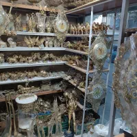 پخش مجسمه وظروف ومیزودکوری برنجی مشهد