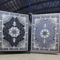 فرش گل افشان سورمه ای/۱۲۰۰شانه نخ ترک کد۵۰۰۵|فرش|شیراز, لاله|دیوار