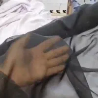 پارچه حریر ساده مشکی چادری