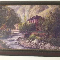 تابلو نقاشی روی بوم چاپی۸۰ در ۱۰۰