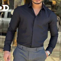 پیراهن مشکی مردانه (ساتن کش درجه یک) محرمی و مجلسی