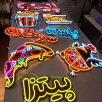 نئون فلکسی فست فود کافه رستوران نئون led