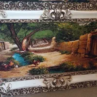 میزتلوزیون. تابلو فرش . تلوزیون .زیرتلوزیون.بالشت|بوفه، ویترین، کنسول|دهگلان, |دیوار