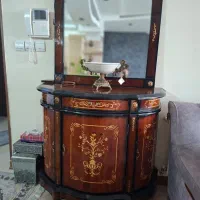 اینه و کنسول سه درب معرق کاری